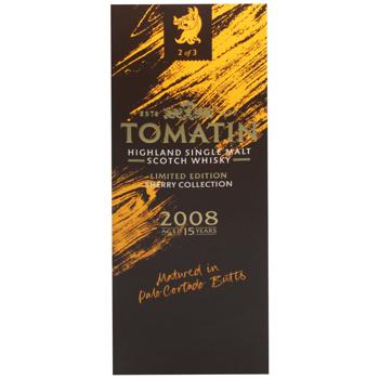 Tomatin Sherry Collection Palo Cortado Edition 15yo Whisky 46% 0.7l - buy, prices for WINETIME - photo 3