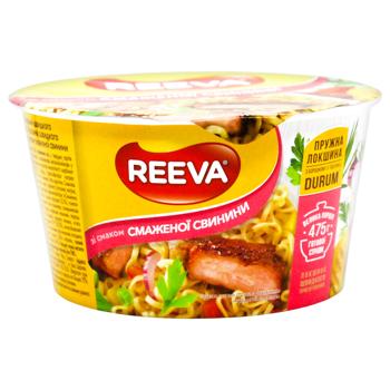 Reeva Roast Pork Flavored Noodles 75g - buy, prices for Epicentr FOOD - photo 1