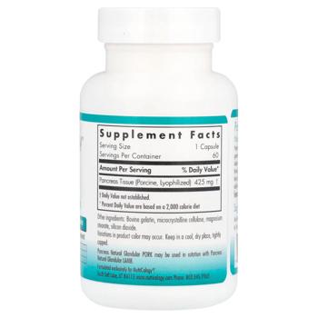 Поджелудочная железа, Nutricology, 60 капсул - купить, цены на Biotus - фото 2