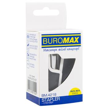 Buromax Black Plastic Mini Stapler - buy, prices for MegaMarket - photo 2