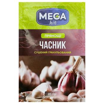 Часник Mega hit сушений гранульований 20г - купити, ціни на Чудо Маркет - фото 1