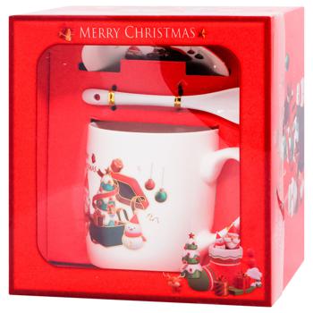 ZED Christmas Gift Set Cup with Spoon 350ml - buy, prices for EKO Market - photo 2