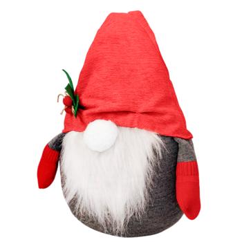 Декоративное изделие Прованс Гном зимний в колпаке 45см