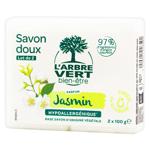 L'Arbre Vert Savon Doux Soap with Jasmine Extract 100g x 2pcs