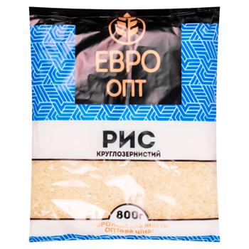 Evro Opt Rund Grain Rice 800g - buy, prices for - photo 1