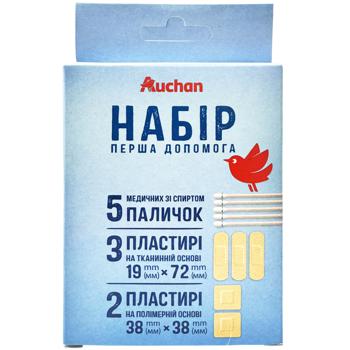 Набор Ашан Первая помощь - купить, цены на Auchan - фото 1