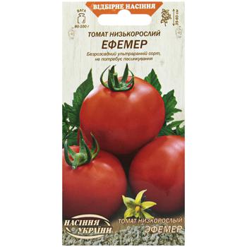 Semena Ukrayny Ephemer Low-growing Tomato Seeds 0.1g - buy, prices for Auchan - photo 1