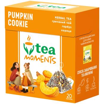 Tea Moments Pumpkin Cookies Herbal Buckwheat Tea 1.8g*20pcs