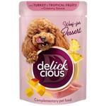 Dog food Delickcious 80g pouch Lithuania