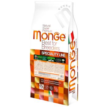 Корм сухий Monge Bwild Grain Free з качкою та картоплею для собак малих порід 15кг - купити, ціни на MasterZoo - фото 1