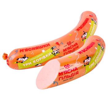 Miasna Hildiia Miasniashky Three Cows Boiled Sausage High Grade 350g - buy, prices for Grono - photo 1