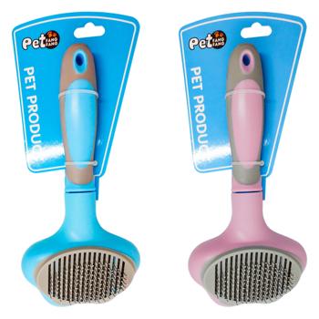 Pet Fang Fang Pet Slicker Brush for Cats With a Button  17.5*12cm