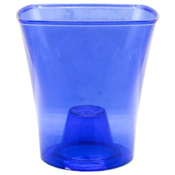 Кашпо для горщиків орхідейних квадро фіолетове - купити, ціни на За Раз - фото 1