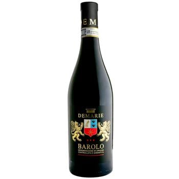 Demarie Barolo Dry Red Wine 14.5% 0.75l - buy, prices for Vostorg - photo 1