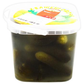 Огурцы соленые 650г - купить, цены на Таврия В - фото 1