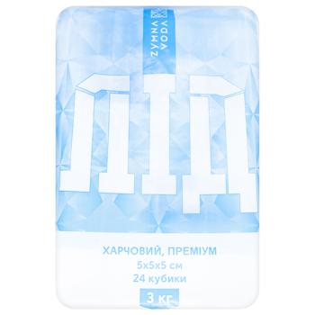 Zymna Voda Premium Food Ice 5x5cm 24pcs 3kg - buy, prices for Tavria V - photo 1