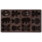 Lessner Chef Choco Rectangular Silicone Cookie Baking Dish for 12pcs 19.5x34x4cm