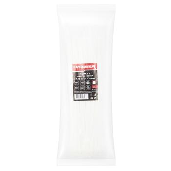 Haisser Cable Ties 4.6х300mm 100pcs White