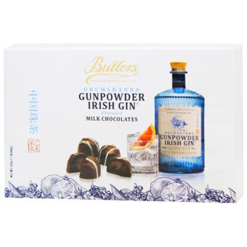 Цукерки Butlers Drumshanbo Gunpowder Irish Gin Трюфелі з молочним шоколадом 125г - купити, ціни на WINETIME - фото 1