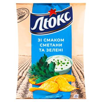 chips lux with greens 125g Ukraine