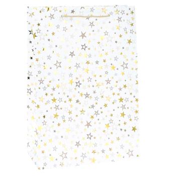 Пакет подарочный Звезды 250х85х345мм в ассортименте - купить, цены на - фото 2