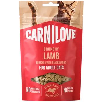 Ласощі для котів Carnilove Crunchy Snack з ягням та ожиною 50г - купити, ціни на MasterZoo - фото 1