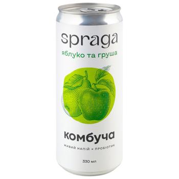 Spraga Apple and Pear Kombucha 0.33l - buy, prices for Epicentr FOOD - photo 2