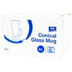 Aro Latte Glass 290ml 6pcs