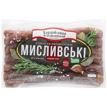 Ковбаски Ходорівський М'ясокомбінат Мисливські напівкопчені вищий сорт - купити, ціни на - фото 3