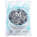 Мидии Atlantic Mussel замороженные пастеризованные 1кг