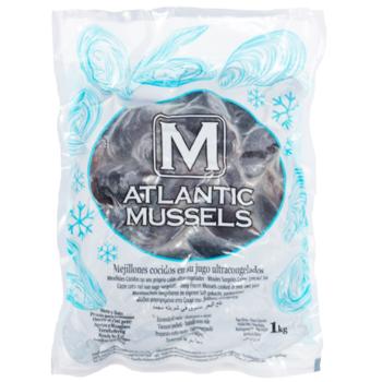 Мідії Atlantic Mussel заморожені пастеризовані 1кг - купити, ціни на WINETIME - фото 1