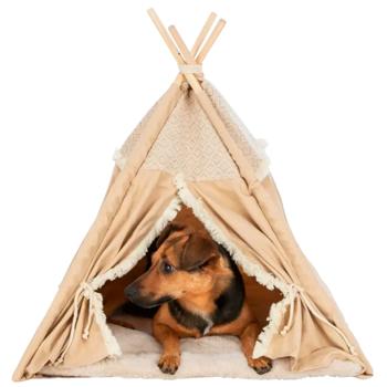 Trixie Tipi Boho House-Pet Bed 55x65x55cm Beige - buy, prices for - photo 3