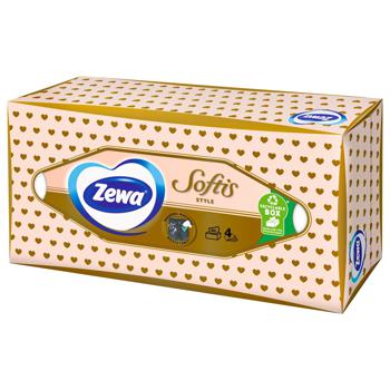 Zewa Softis Napkins cosmetic 4 layers of 80 pieces - buy, prices for Auchan - photo 8