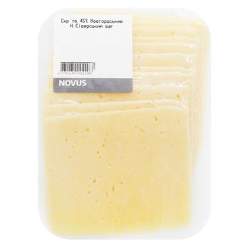 Novgorod-Siverskyi Novgorodskyi hard cheese 40% - buy, prices for NOVUS - photo 1