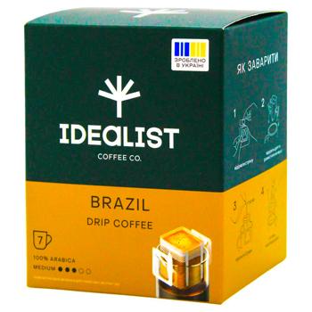 Idealist Coffee Brazil Drip Coffee 12g*7pcs