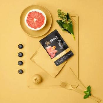 Корм вологий Savory з індичкою та морквою для стерилізованих котів 22шт х 85г - купити, ціни на MasterZoo - фото 5