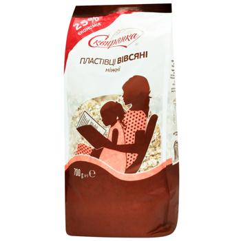 Skvyryanka Gentle Instant Oatmeal Flakes 700g - buy, prices for Supermarket "Kharkiv" - photo 1