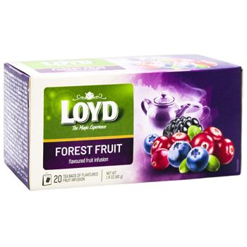 Чай фруктовый Loyd Лесные фрукты 2г*20шт - купить, цены на - фото 2