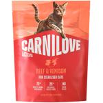 Корм сухий Carnilove Active з яловичиною та олениною для стерилізованих котів 400г