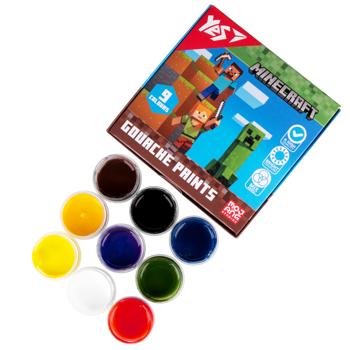 Фарби гуашеві Yes Minecraft 9 кольорів - купити, ціни на - фото 7