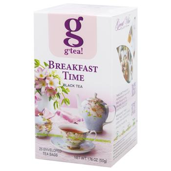 Чай чорний G'tea! Breakfast Time 2г*20шт - купити, ціни на Cупермаркет "Харків" - фото 1