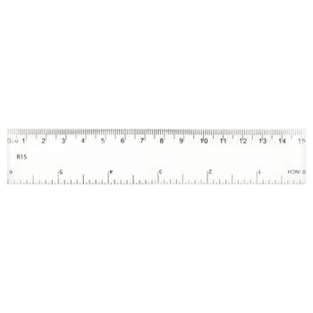 Plastic Ruler 15cm - buy, prices for COSMOS - photo 1