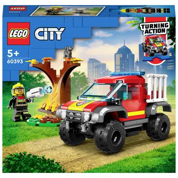 Конструктор Lego City Пожежно-рятувальний позашляховик 60393 - купити, ціни на Auchan - фото 1