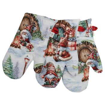 Provence Christmas Bonfire Mitten 32*16cm - buy, prices for ULTRAMARKET - photo 1