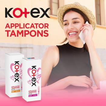 Тампони Kotex Нормал з аплікатором 8шт - купити, ціни на NOVUS - фото 7