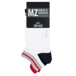 MZ Sport Short Men's Socks s.39-42 White/Blue