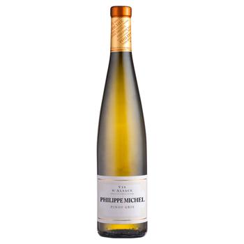 Вино Philippe Michel Pinot Gris біле напівсухе 12,5% 0,75л - купити, ціни на МегаМаркет - фото 1