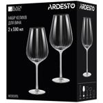 Ardesto Black Mars Orion Wine Glasses Set 590ml 2pcs