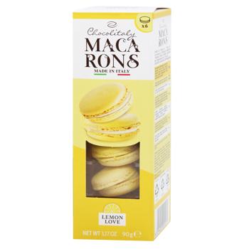 Макаруни Chocolitaly зі смаком лимона 90г - купити, ціни на NOVUS - фото 1