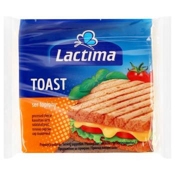 Сыр плавленый Lactima Тост ломтики 36,2% 130г